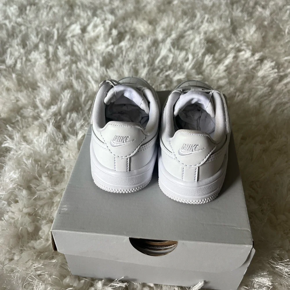 Nike Air Force 1 Classic White Sneakers - Picture 2 of 5